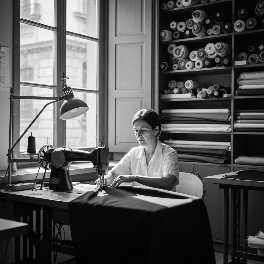 Couture workshop in Milano